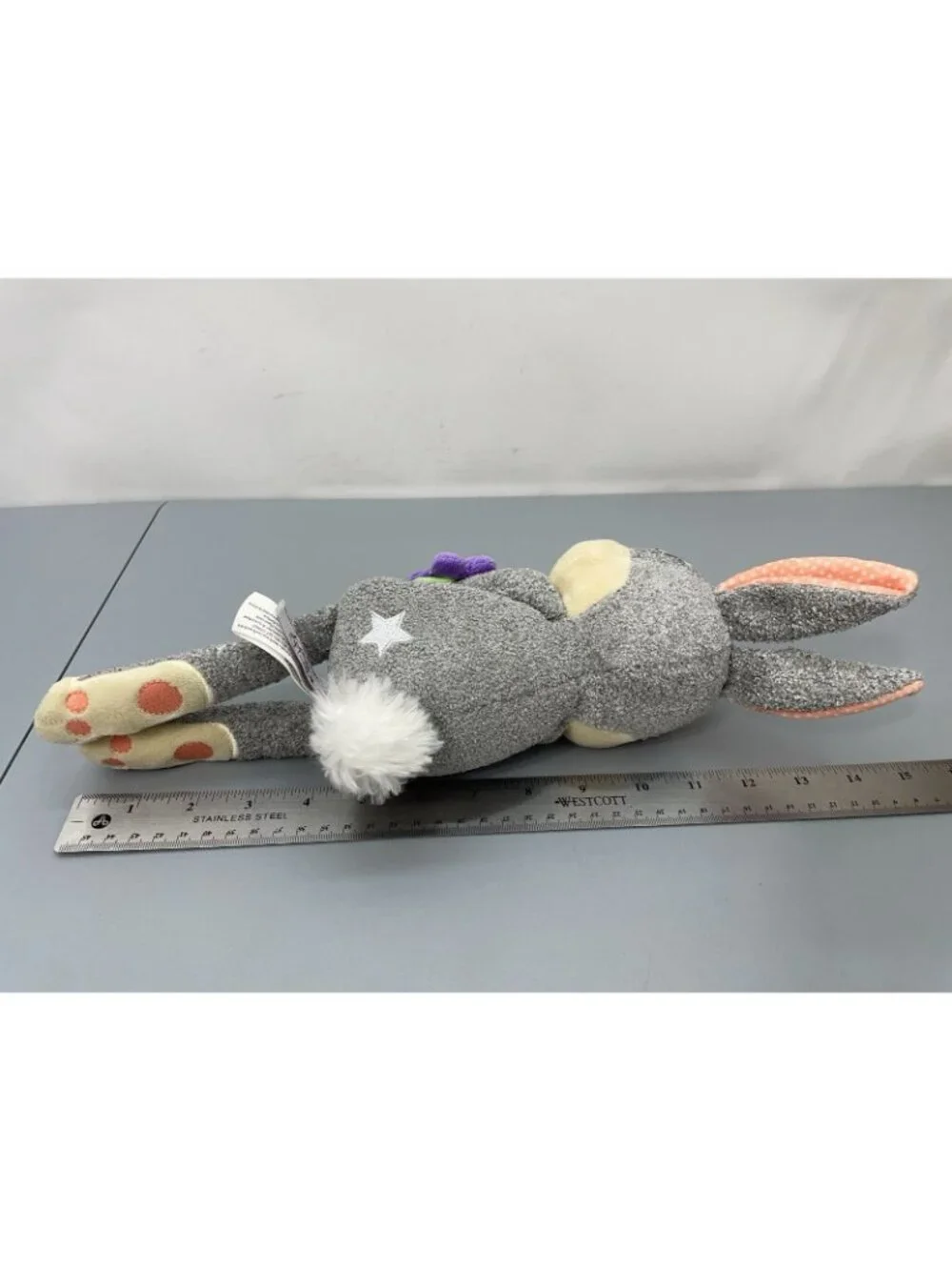Scentsy Buddy Disney Thumper Rabbit Bunny Plush Bambi Gray 15”